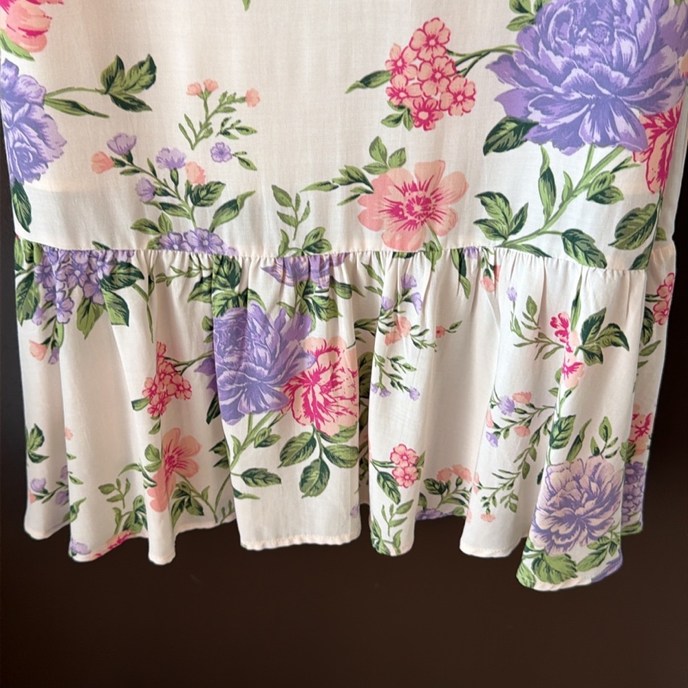 NOBODY’s CHILD Floral Print Maxi Dress NWT’s sz 6 - Picture 10 of 13